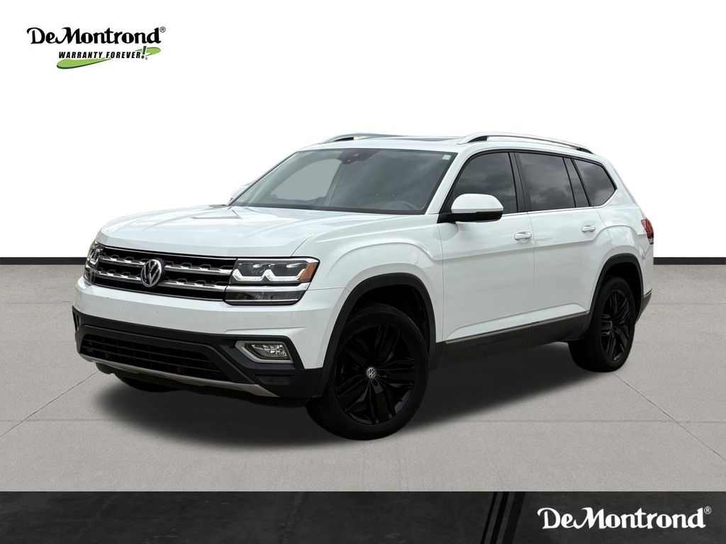 2019 Volkswagen Atlas SEL White at Durrett Motor Company
