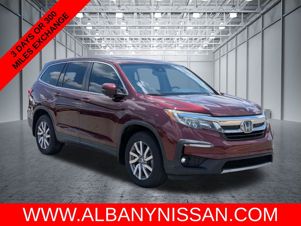 Red (Maroon) 2019 Honda Pilot SUV / Crossover Front-Wheel Drive 6-Speed Automatic