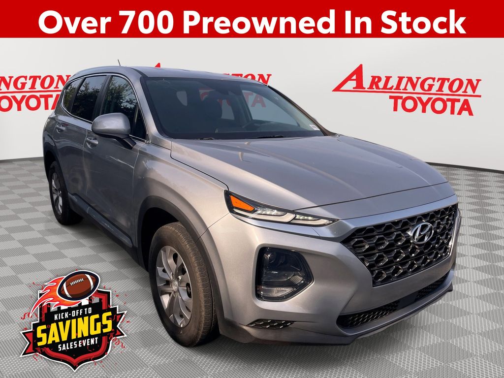 Shimmering Silver Pearl 2020 Hyundai Santa Fe SUV / Crossover Front-Wheel Drive 8-Speed Automatic