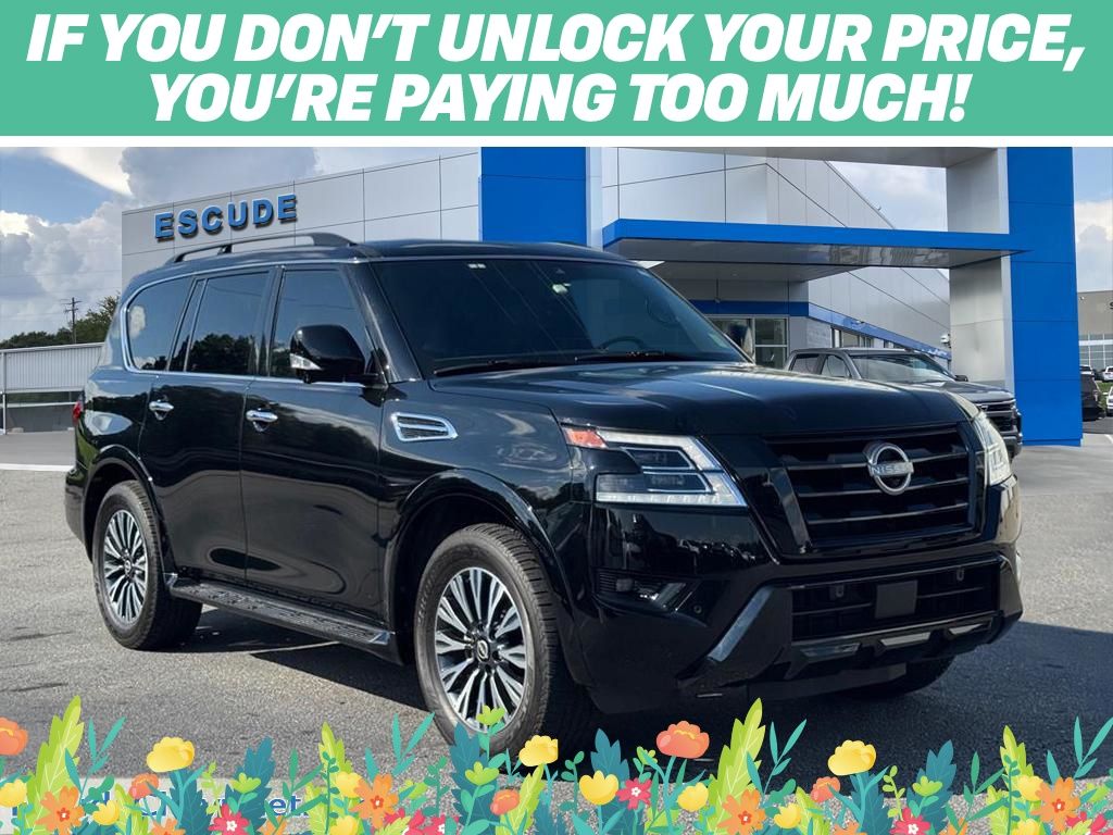 Super Black 2023 Nissan Armada SUV / Crossover 4X2 7-Speed Automatic