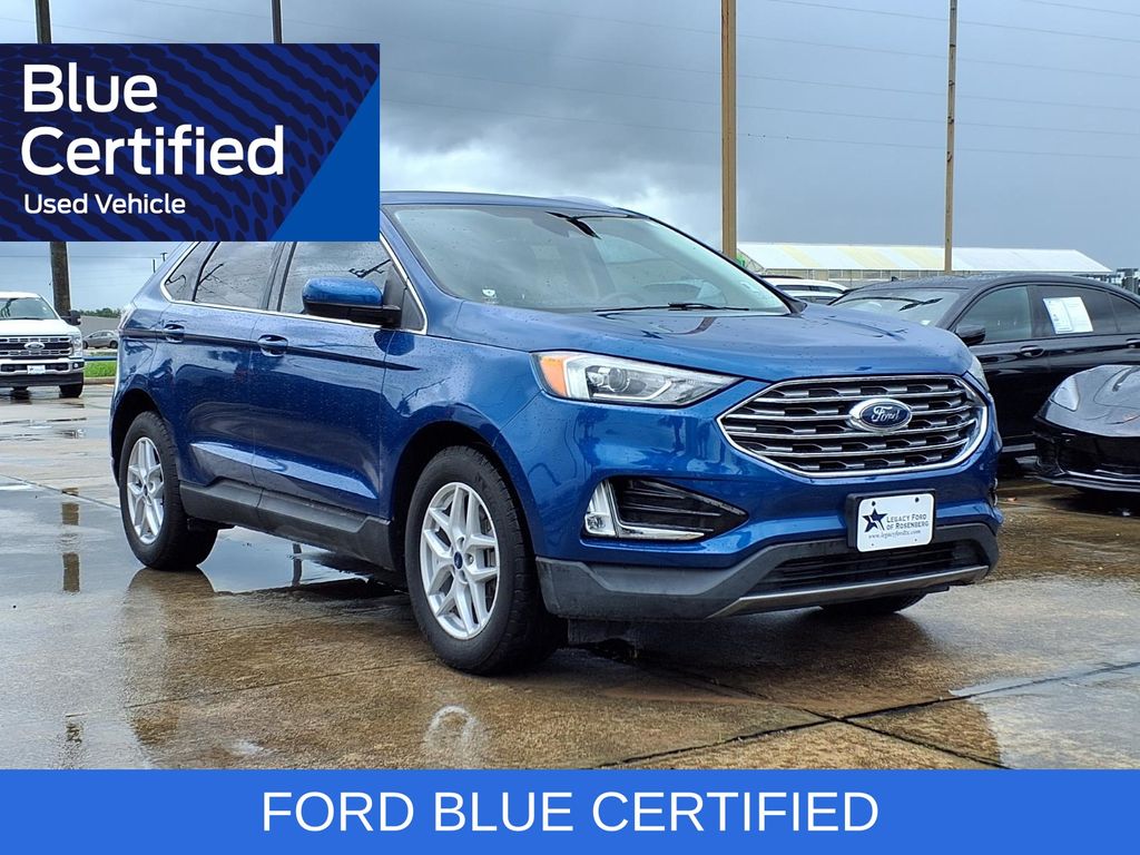 2021 Ford Edge SEL Blue at Cook Ford