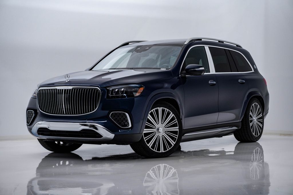 Twilight Blue Metallic 2026 Mercedes-Benz GLS 600 Mercedes-Maybach 4MATIC SUV / Crossover All-Wheel Drive 9-Speed Automatic