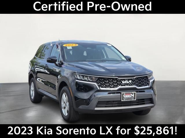 Ebony Black 2023 Kia Sorento SUV / Crossover All-Wheel Drive 8-Speed Automatic