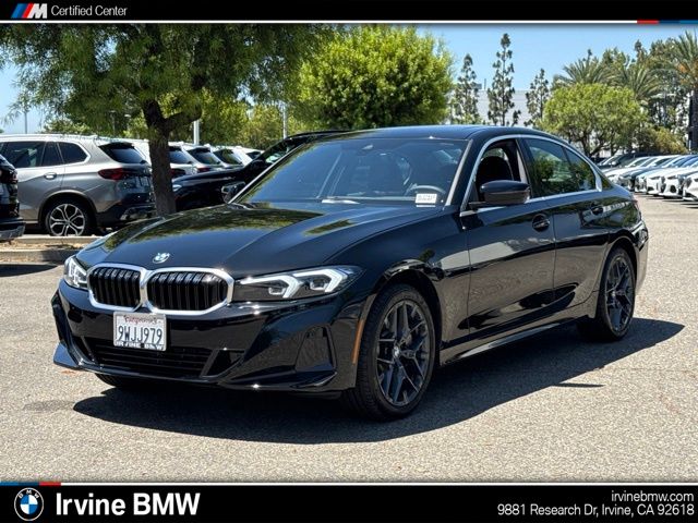 Jet Black 2026 BMW 3 Series Sedan Rear-Wheel Drive 8-Speed Automatic