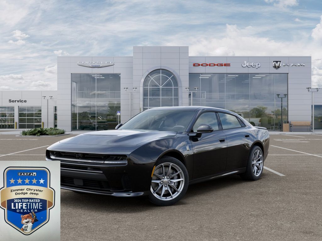 Diamond Black Crystal Pearlcoat 2026 Dodge Charger Sedan All-Wheel Drive 8-Speed Automatic