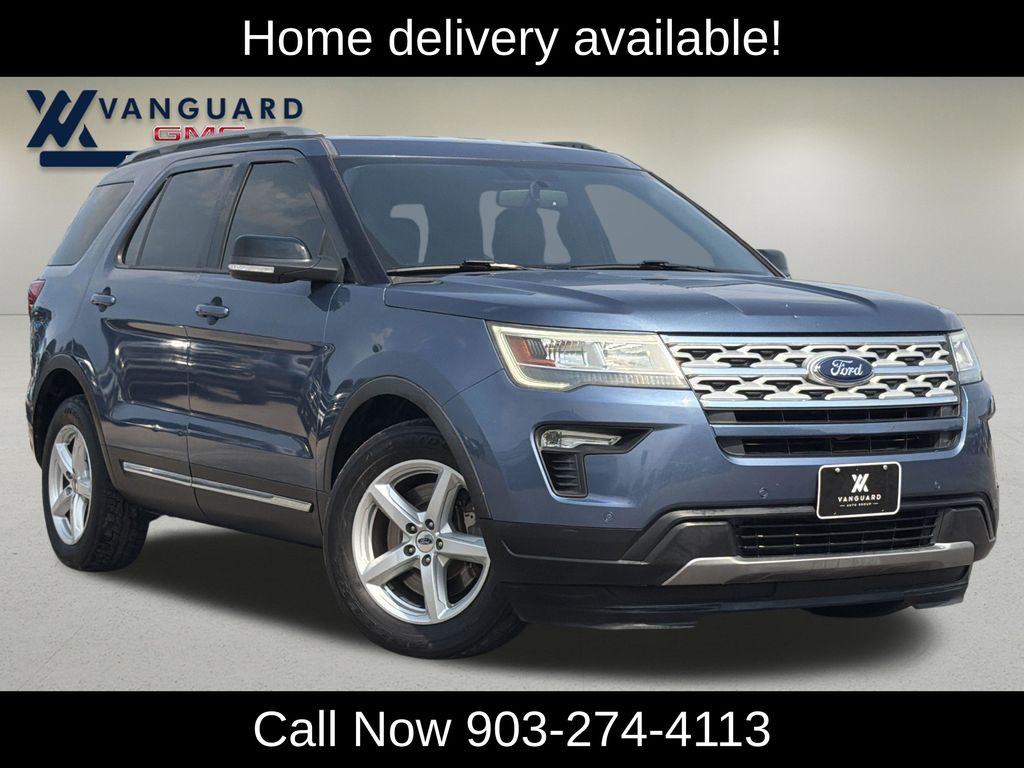 Blue Metallic 2018 Ford Explorer SUV / Crossover Front-Wheel Drive 6-Speed Automatic