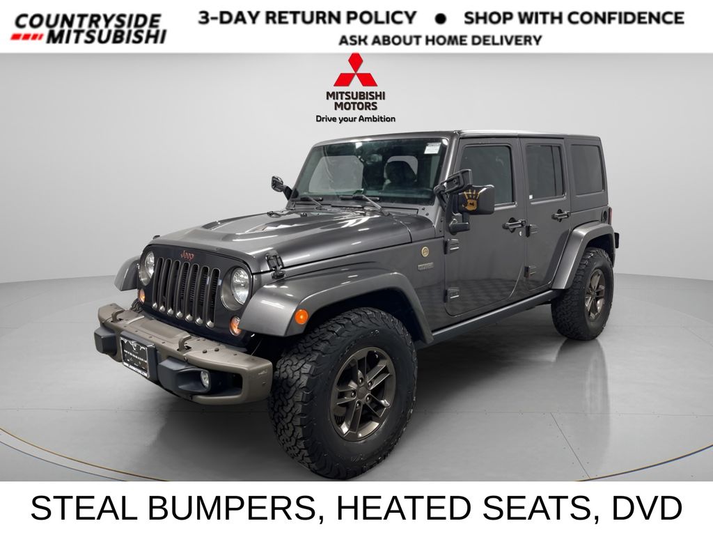 Gray (Granite Crystal Metallic Clearcoat) 2016 Jeep Wrangler Unlimited Sahara 4WD SUV / Crossover Four-Wheel Drive 5-Speed Automatic
