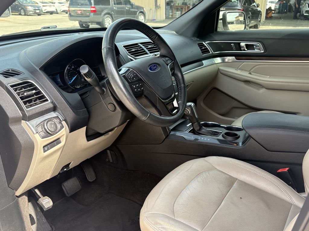 2018 Ford Explorer Limited White at Cook Ford