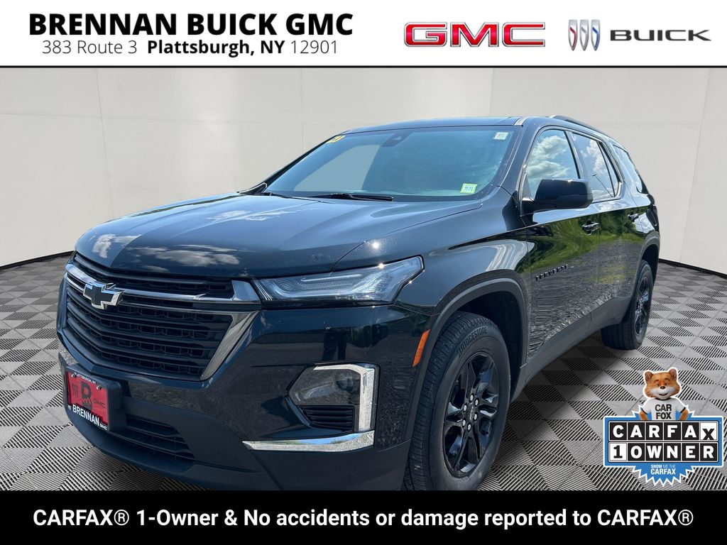 Mosaic Black Metallic 2023 Chevrolet Traverse SUV / Crossover Four-Wheel Drive 9-Speed Automatic