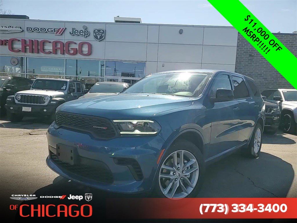 Blue (Frostbite Pearlcoat) 2025 Dodge Durango GT AWD SUV / Crossover All-Wheel Drive 8-Speed Automatic