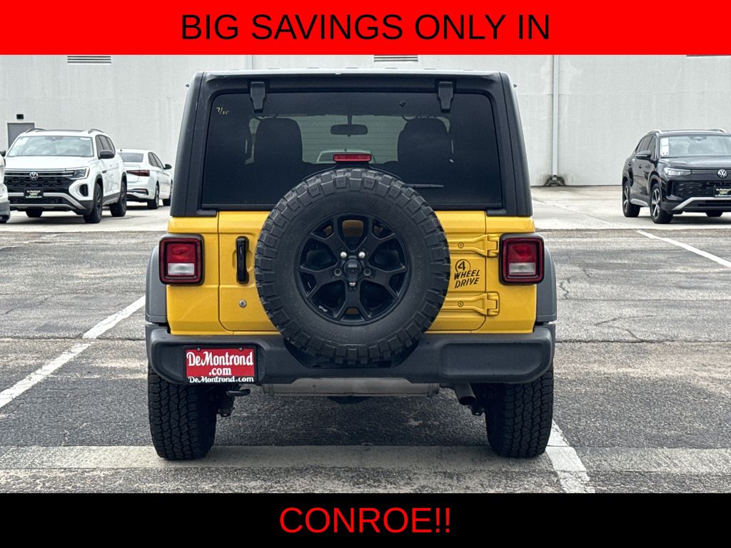 2021 Jeep Wrangler Unlimited Willys Yellow at Bayway Chrysler Dodge Jeep Ram