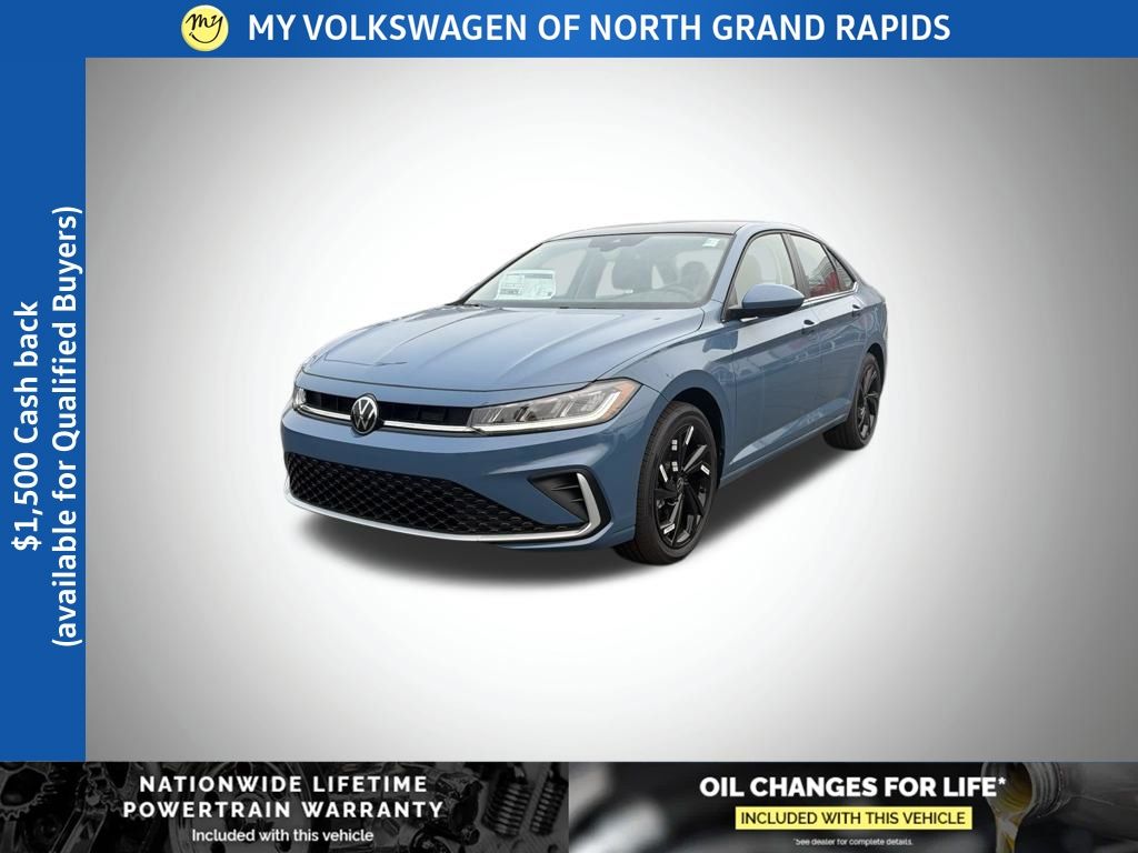 Monterey Blue Pearl 2026 Volkswagen Jetta Sedan Front-Wheel Drive 8-Speed Automatic
