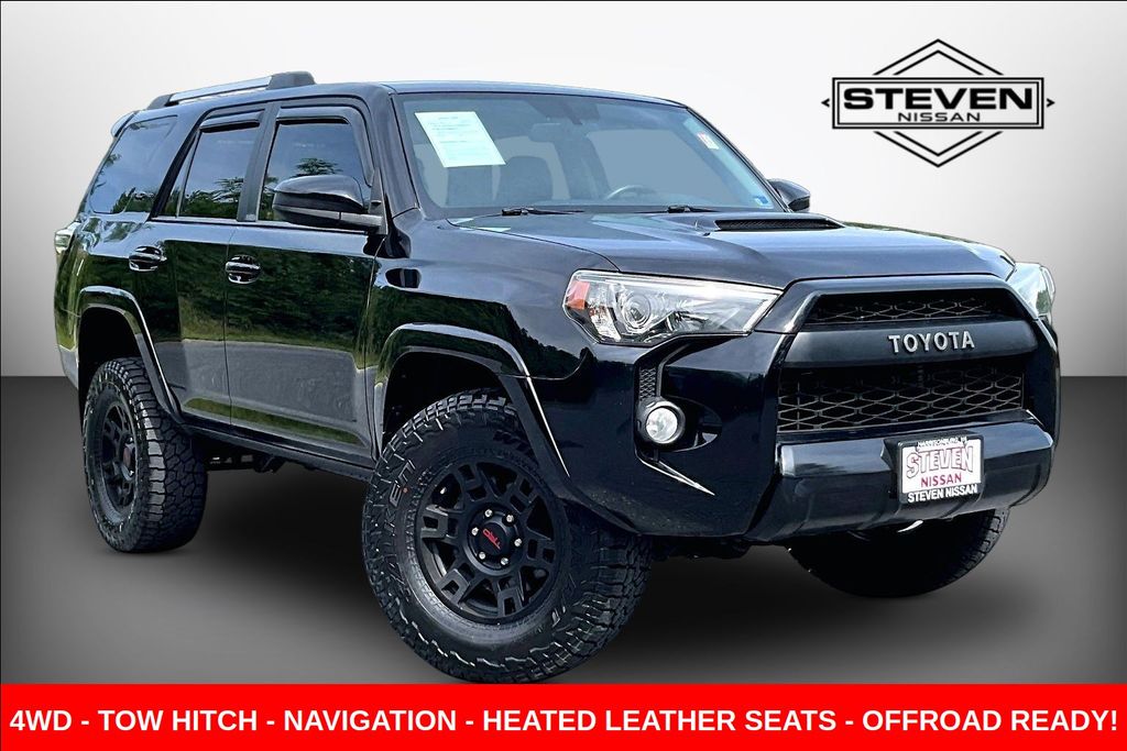 Midnight Black Metallic 2018 Toyota 4Runner SUV / Crossover Four-Wheel Drive 5-Speed Automatic Overdrive
