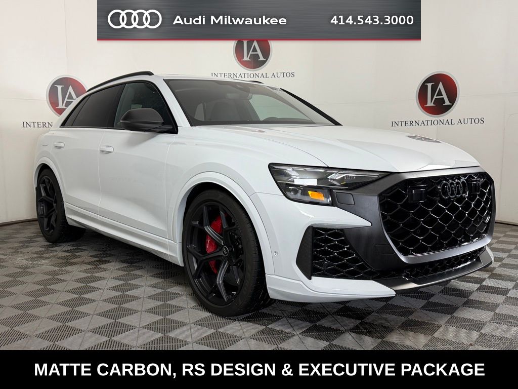 Glacier White Metallic 2026 Audi RS Q8 SUV / Crossover All-Wheel Drive 8-Speed Automatic