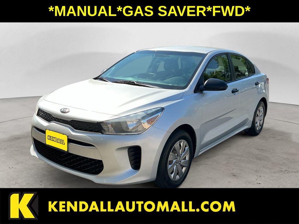 Silky Silver 2018 Kia Rio Sedan Front-Wheel Drive 6-Speed Manual