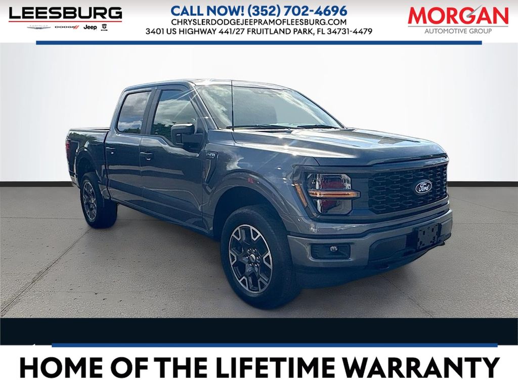 Gray Metallic 2025 Ford F-150 Pickup Truck Four-Wheel Drive Automatic