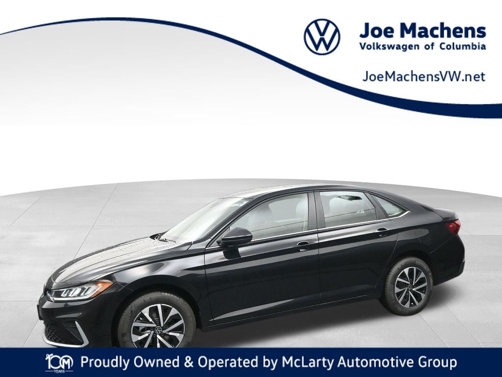 Deep Black Pearl 2026 Volkswagen Jetta Sedan Front-Wheel Drive 8-Speed Automatic