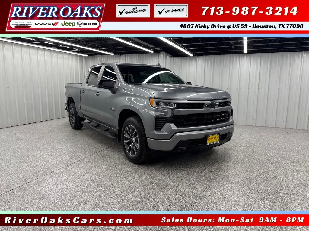 Sterling Gray Metallic 2024 Chevrolet Silverado 1500 Pickup Truck 4X2 Automatic