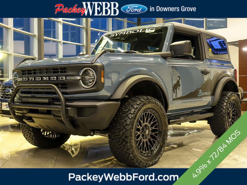Blue (Azure Gray Metallic Tri-Coat) 2025 Ford Bronco SUV / Crossover Four-Wheel Drive Automatic