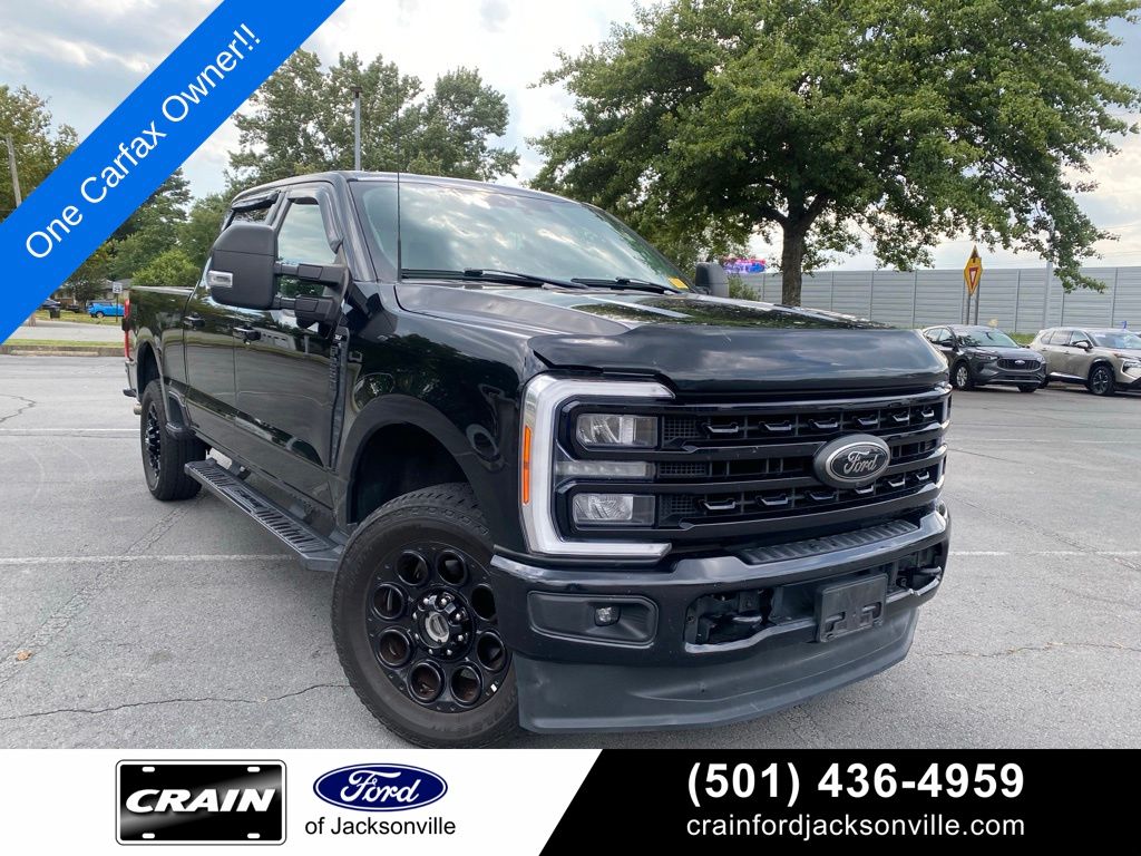 Black Metallic 2023 Ford F-250 Super Duty Pickup Truck Four-Wheel Drive Automatic