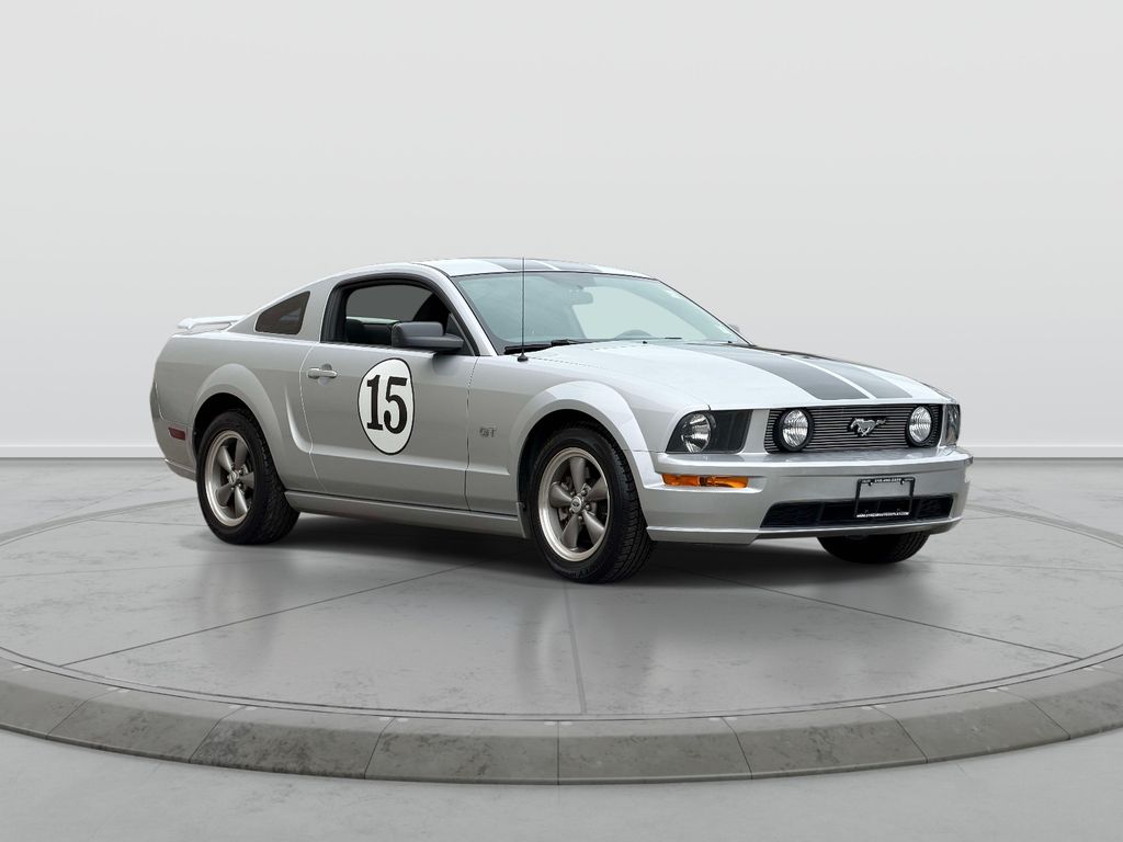 Satin Silver Clearcoat Metallic 2006 Ford Mustang GT Premium RWD Coupe Rear-Wheel Drive 5-Speed Automatic