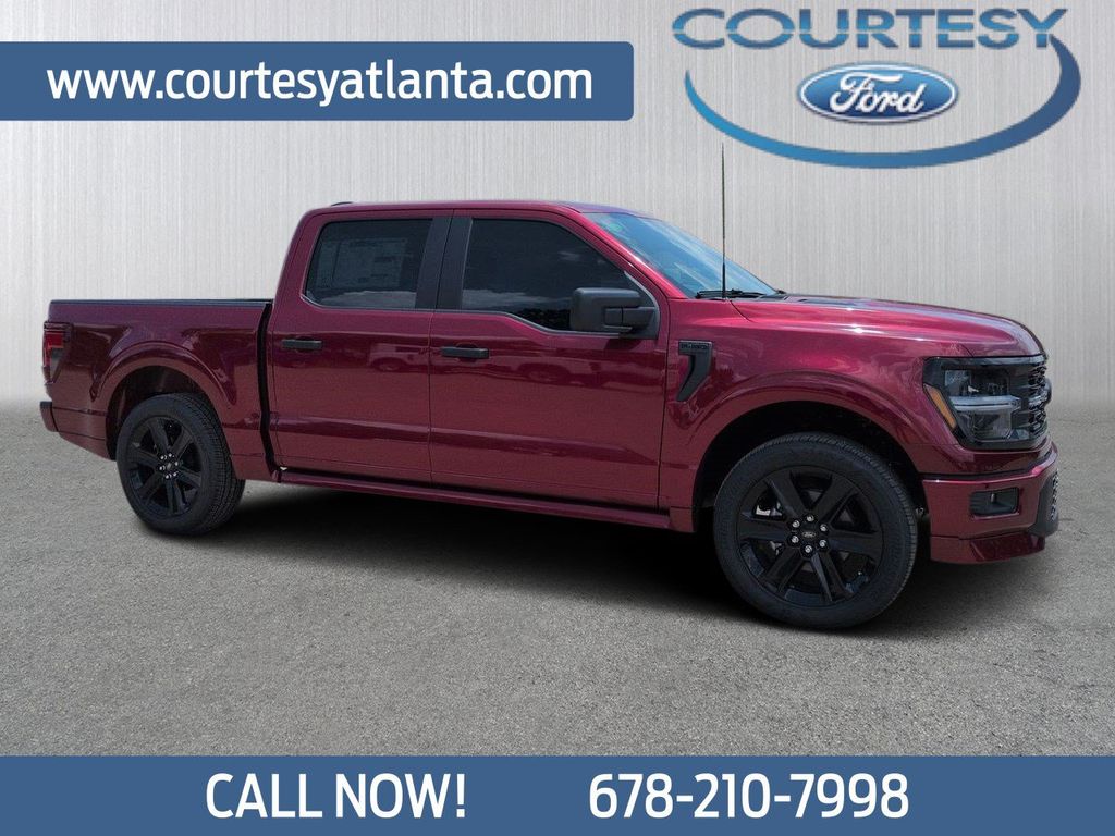 Ruby Red Metallic 2026 Ford F-150 Pickup Truck Four-Wheel Drive Automatic