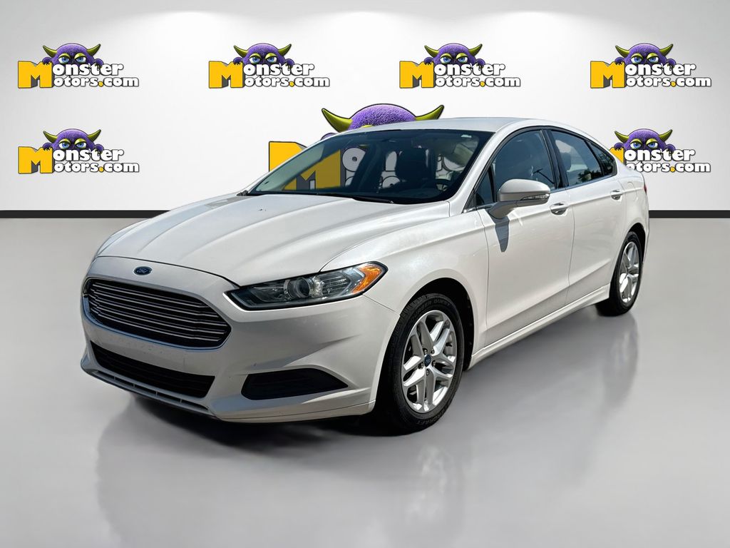 White Platinum Clearcoat Metallic 2013 Ford Fusion Sedan Front-Wheel Drive 6-Speed Automatic