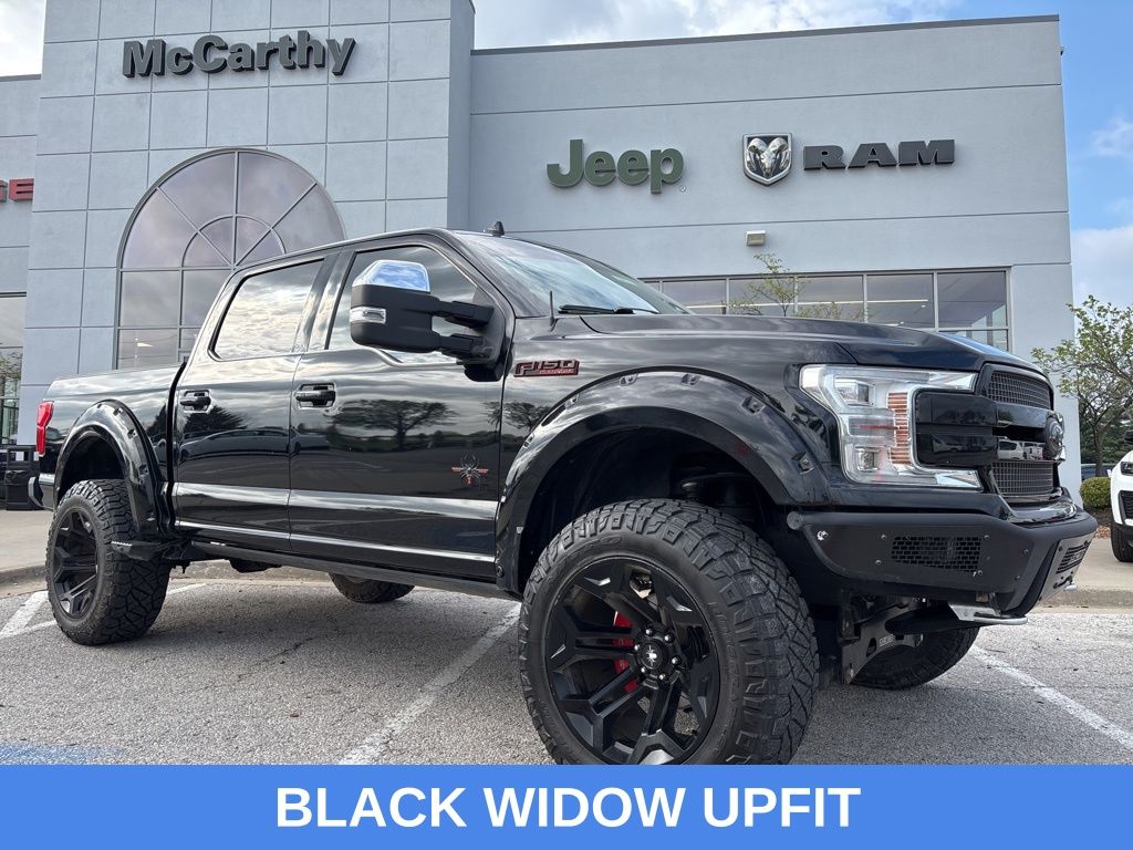 Shadow Black 2018 Ford F-150 Platinum SuperCrew 4WD Pickup Truck Four-Wheel Drive Automatic