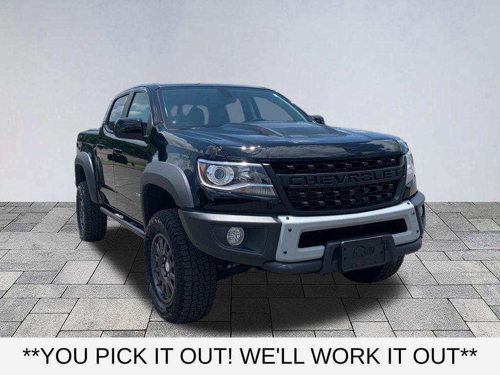 Black 2020 Chevrolet Colorado Pickup Truck Four-Wheel Drive 8-Speed Automatic