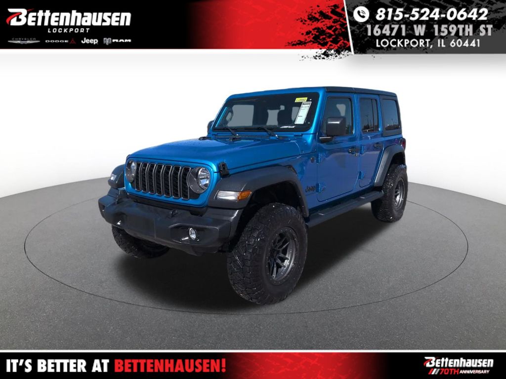 Blue Pearl 2024 Jeep Wrangler SUV / Crossover Four-Wheel Drive 8-Speed Automatic