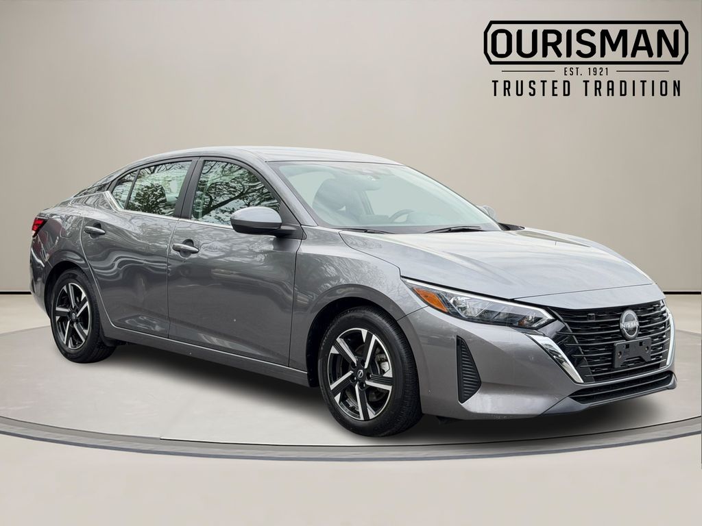 Gray (Gun Metallic) 2024 Nissan Sentra SV FWD Sedan Front-Wheel Drive Continuously Variable Transmission