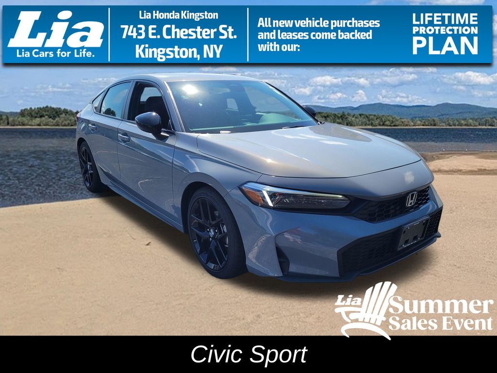 Urban Gray Pearl 2026 Honda Civic Hatchback Hatchback Front-Wheel Drive Continuously Variable Transmission
