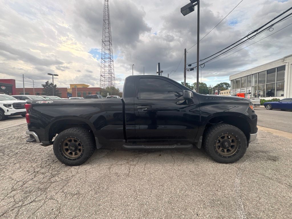 2025 Black Chevrolet Silverado 1500 WT 4X4 Truck