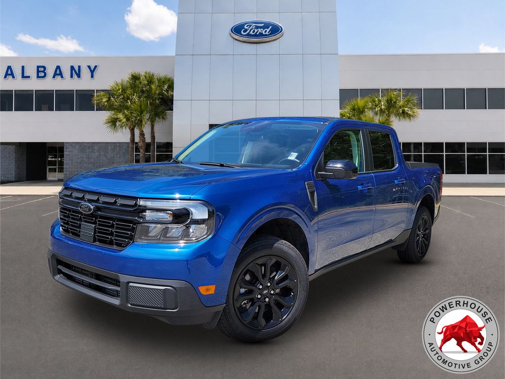 Blue Metallic 2024 Ford Maverick Pickup Truck All-Wheel Drive 8-Speed Automatic