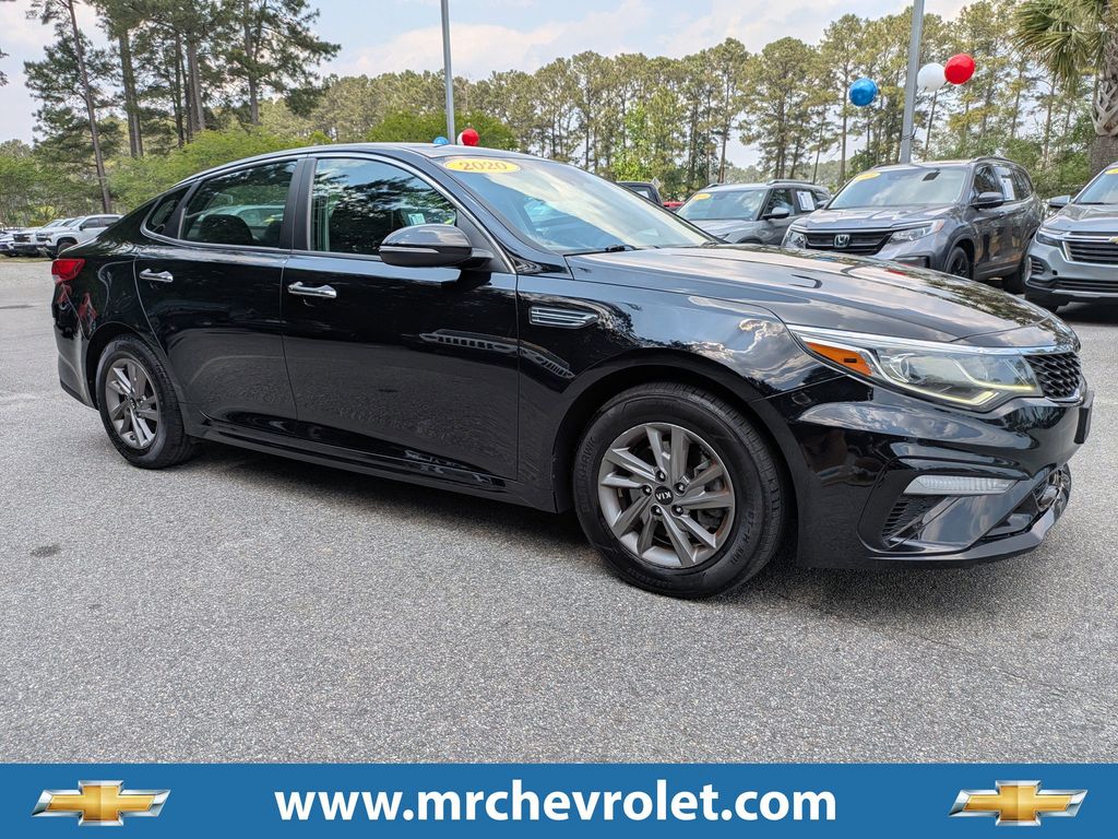 Ebony Black 2020 Kia Optima LX FWD Sedan Front-Wheel Drive 6-Speed Automatic