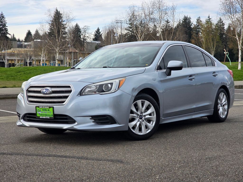 Ice Silver Metallic 2017 Subaru Legacy Sedan All-Wheel Drive Continuously Variable Transmission