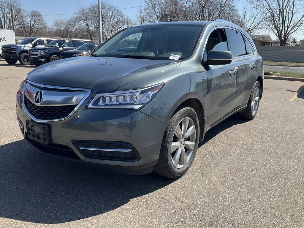 Forest Mist Metallic 2016 Acura MDX SH-AWD with Advance Package SUV / Crossover All-Wheel Drive 9-Speed Automatic