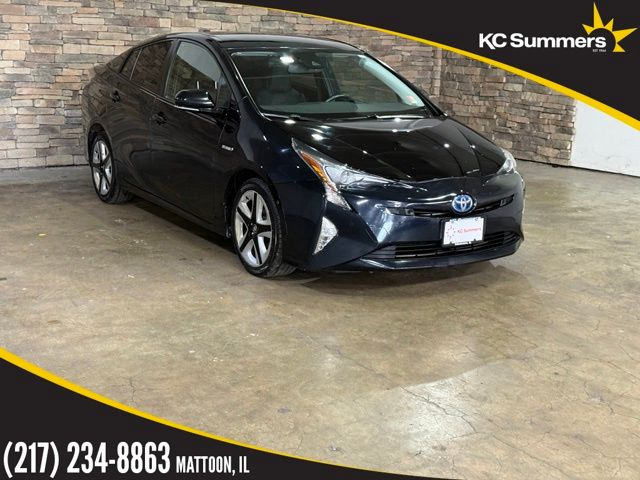 Midnight Black Metallic 2016 Toyota Prius Hatchback Front-Wheel Drive Continuously Variable Transmission
