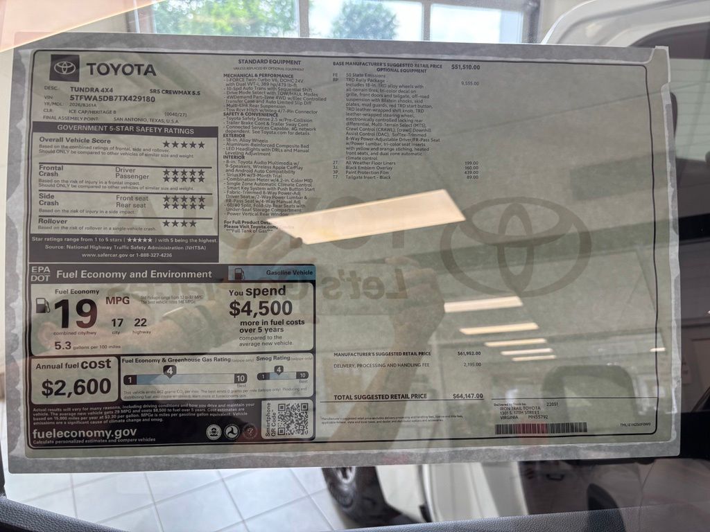 New 2026 Toyota Tundra Truck