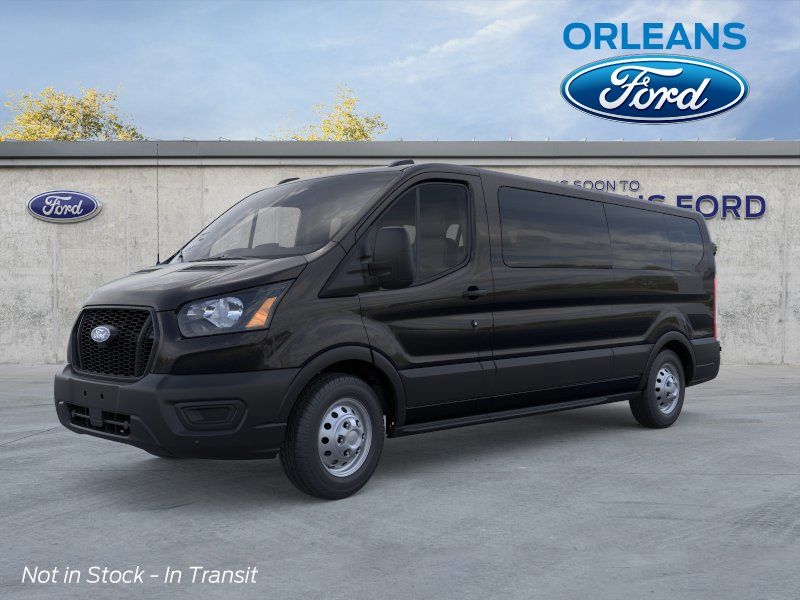 Agate Black Metallic 2026 Ford Transit Passenger 350 XL Low Roof LB AWD Van All-Wheel Drive