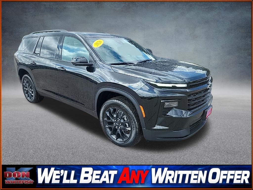 Mosaic Black Metallic 2026 Chevrolet Traverse SUV / Crossover Four-Wheel Drive 8-Speed Automatic