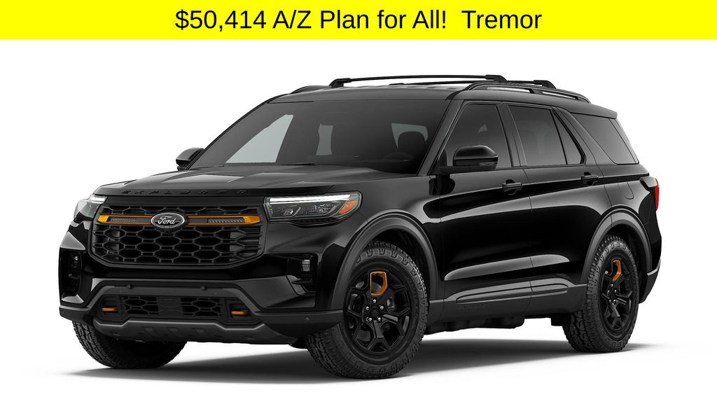 Black Metallic 2026 Ford Explorer Tremor AWD SUV / Crossover All-Wheel Drive Automatic