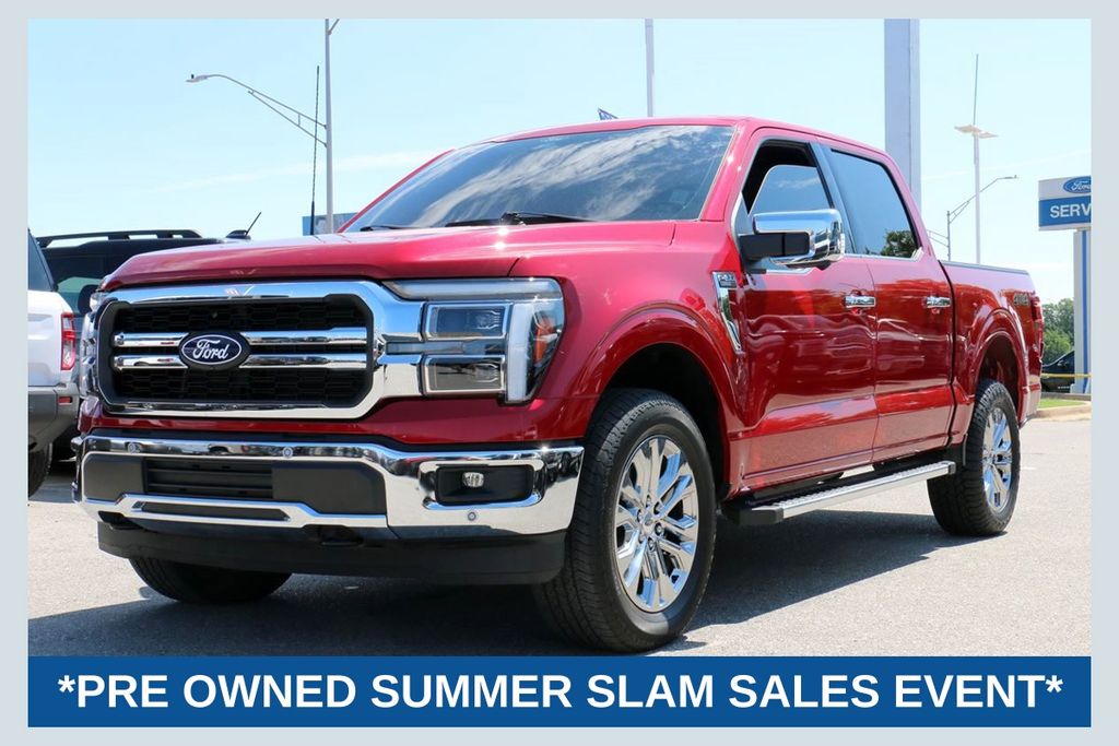 Rapid Red Metallic Tinted Clearcoat 2025 Ford F-150 Pickup Truck Four-Wheel Drive Automatic