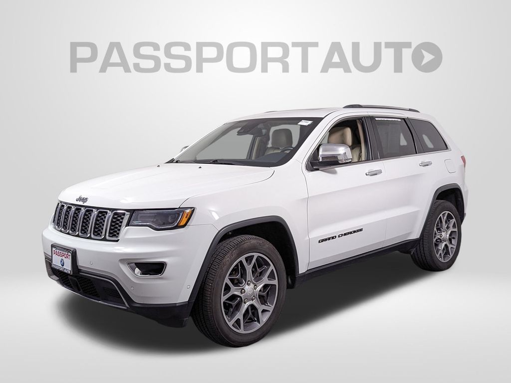 Bright White Clearcoat 2019 Jeep Grand Cherokee SUV / Crossover Four-Wheel Drive 8-Speed Automatic