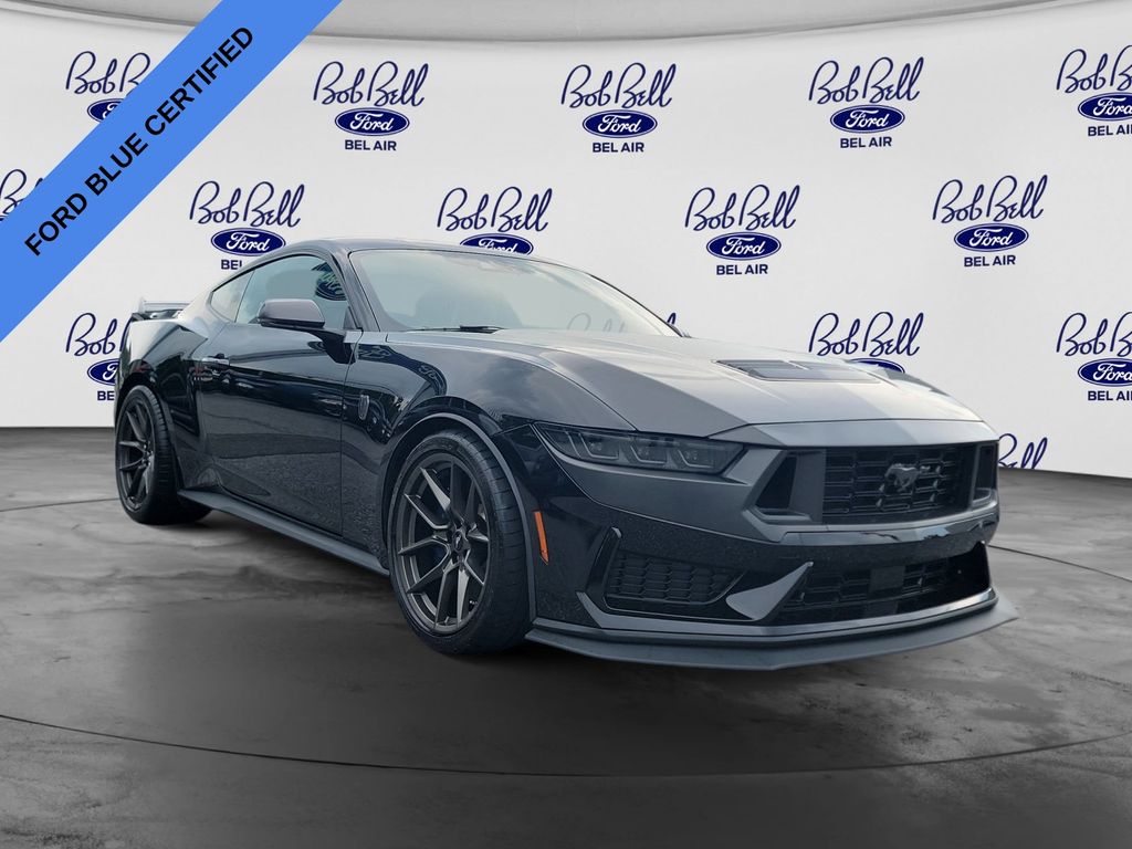 Shadow Black 2024 Ford Mustang Coupe Rear-Wheel Drive 6-Speed Manual