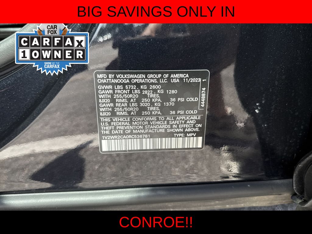 2024 Volkswagen Atlas 2.0T SE w/Technology Black at Don McGill Toyota