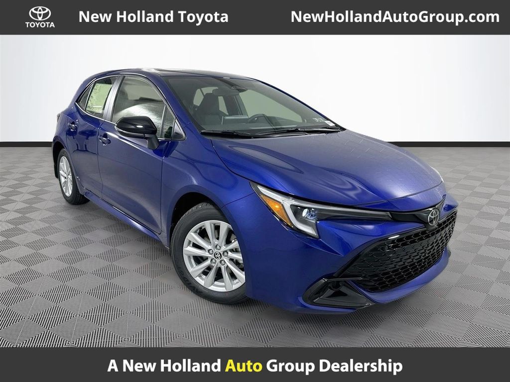 Blue 2026 Toyota Corolla Hatchback Hatchback Front-Wheel Drive Continuously Variable Transmission
