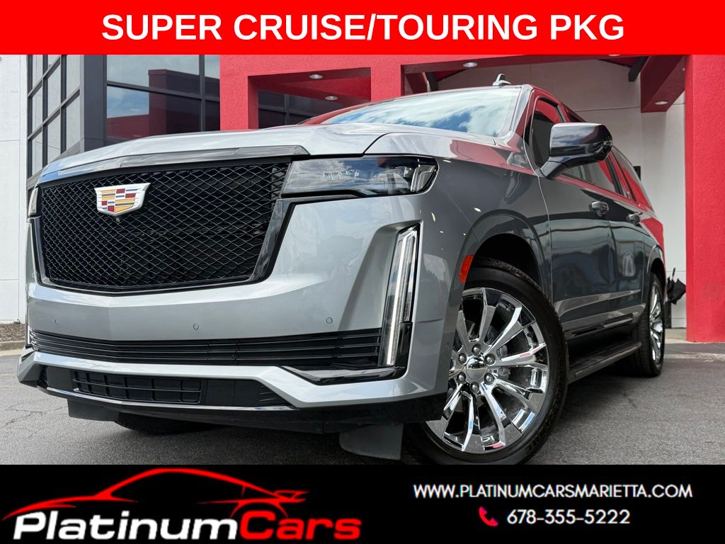 Argent Silver Metallic 2023 Cadillac Escalade ESV SUV / Crossover Four-Wheel Drive Automatic