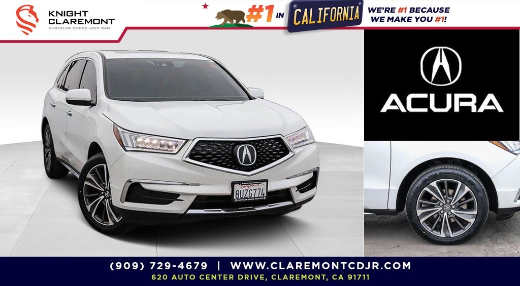 Platinum White Pearl 2020 Acura MDX SUV / Crossover Front-Wheel Drive 9-Speed Automatic