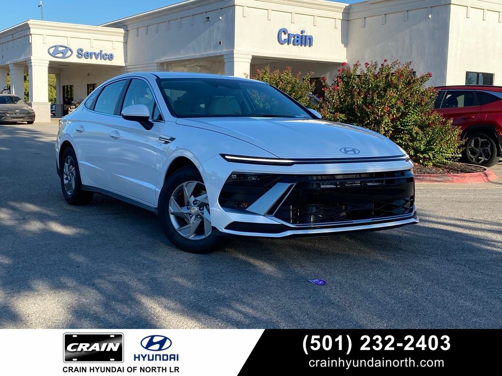 White 2026 Hyundai Sonata Sedan Front-Wheel Drive 8-Speed Automatic